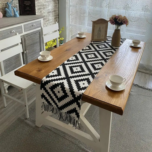 Chemin de Table Imperméable Géométrique
