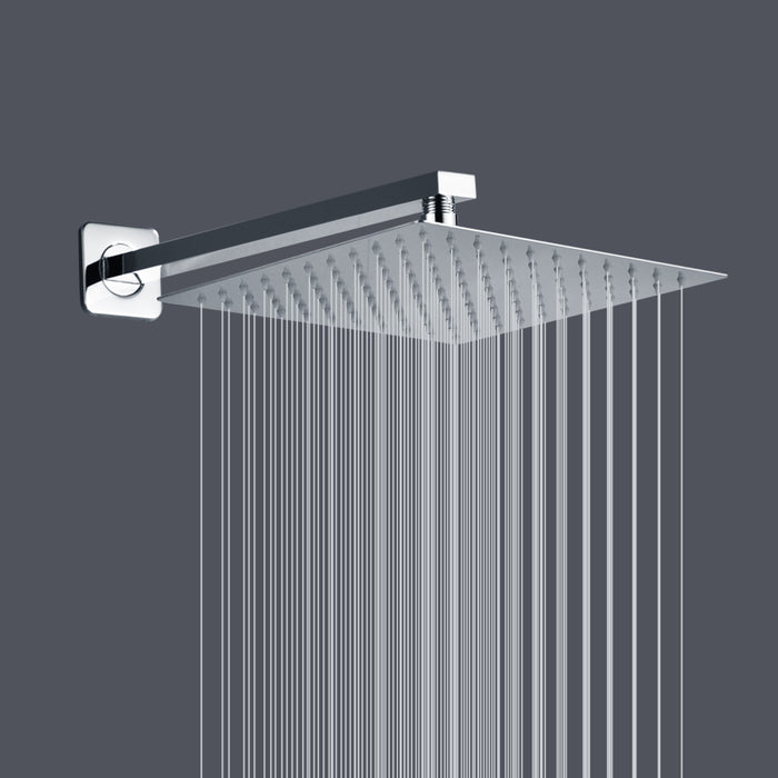 Ensemble de douche luxe à effet pluie encastrable