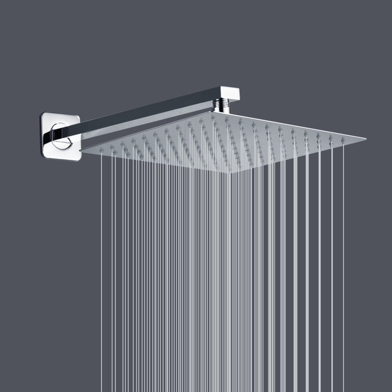 Ensemble de douche luxe à effet pluie encastrable