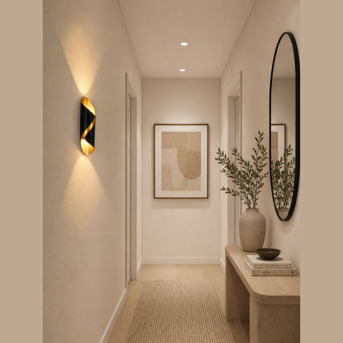 applique murale LED couloir moderne
