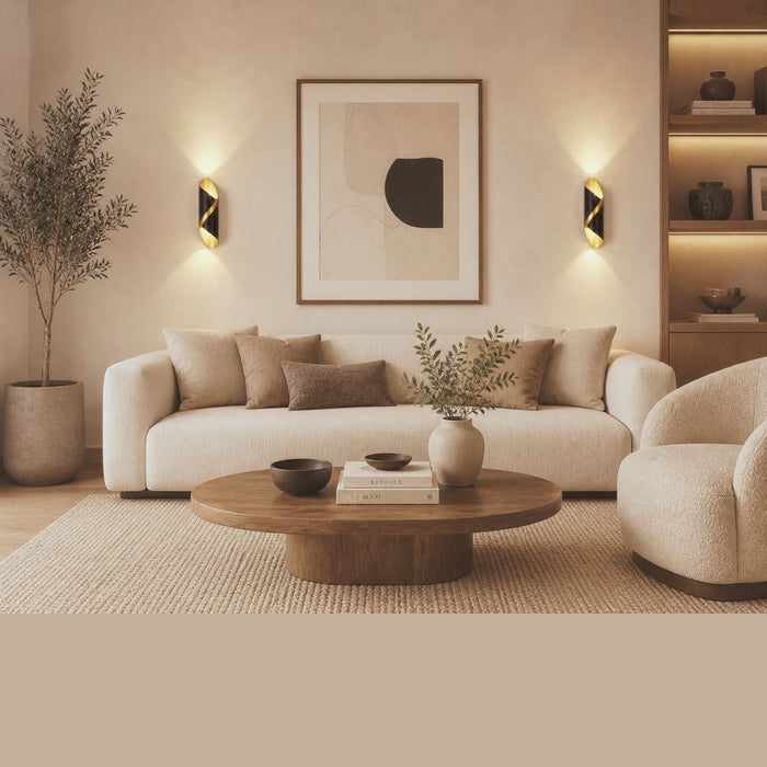 lampe murale design salon luxe