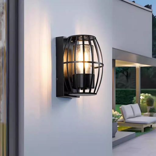 Applique murale extérieure WL5080 – Aluminium noir – Sans ampoule