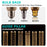 Lot de 2 ampoules LED décoratives 3.5W – Lumière chaude 2000K, E27