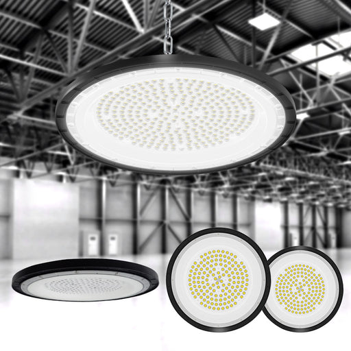 Armature LED industrielle UFO V-TAC 200W 4000K – Éclairage professionnel IP65
