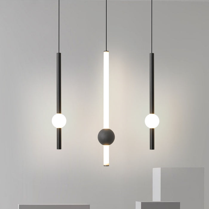 Suspension LED 15W noire & blanche – Design moderne 3000K