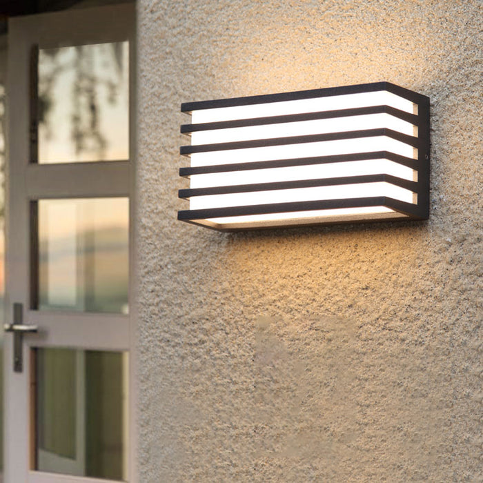 Applique murale LED extérieure luxe 12W – Design moderne