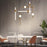Suspension LED 15W noire & blanche – Design moderne 3000K
