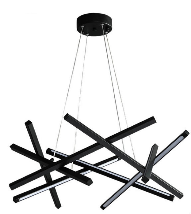 Lustre LED suspendu V-TAC 50 W 3000 K noir – LED design