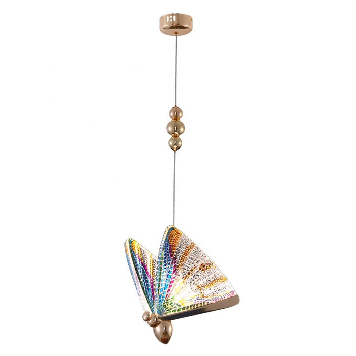 Plafonnier LED suspendu en forme de papillion