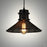 Suspension V-TAC Métal Noir Ø25 cm – Design Industriel avec Maille