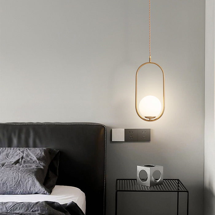 Suspension LED dorée V-TAC VT-7722 – Ø200×400 mm | Lustre design moderne