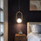 Suspension LED dorée V-TAC VT-7722 – Ø200×400 mm | Lustre design moderne