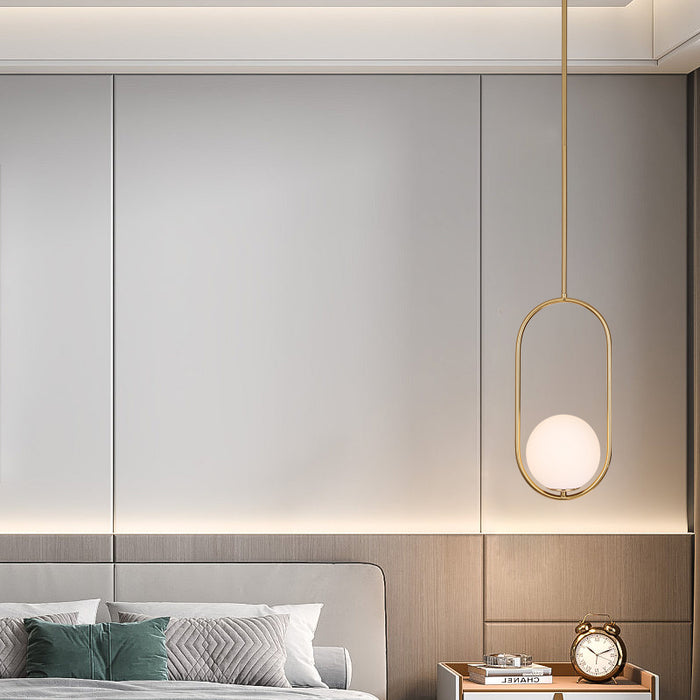 Suspension LED dorée V-TAC VT-7722 – Ø200×400 mm | Lustre design moderne