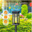 Ensemble de 2 LED Lampe solaire de jardin