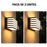 Applique murale LED extérieure luxe 12W – Design moderne