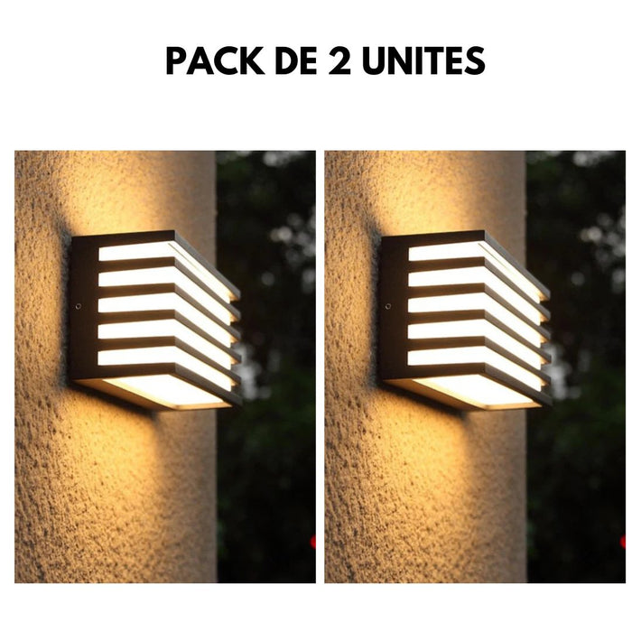 Applique murale LED extérieure luxe 12W – Design moderne