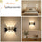 Applique murale LED design décoratif 14W – aluminium noir