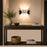 Applique murale LED design décoratif 14W – aluminium noir