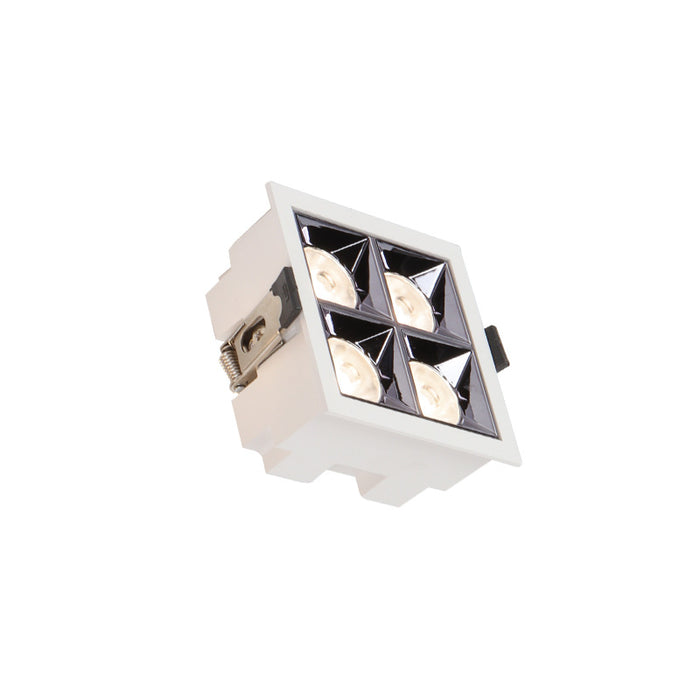 Downlight LED réflecteur carré 16W V-TAC CRI 90 en aluminium
