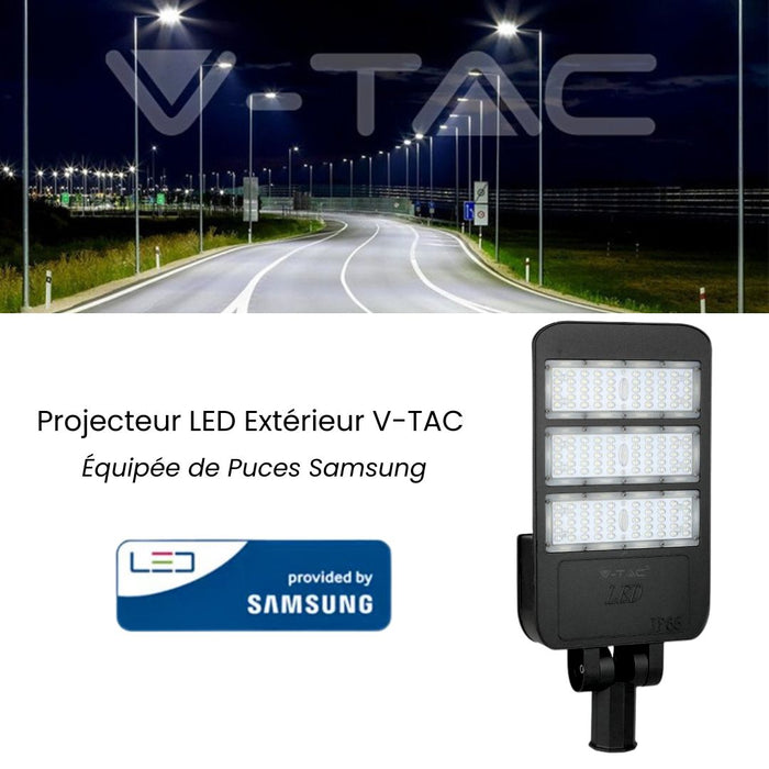 Lampadaire LED de Rue 150W IP65 – Éclairage public et industriel 6000K