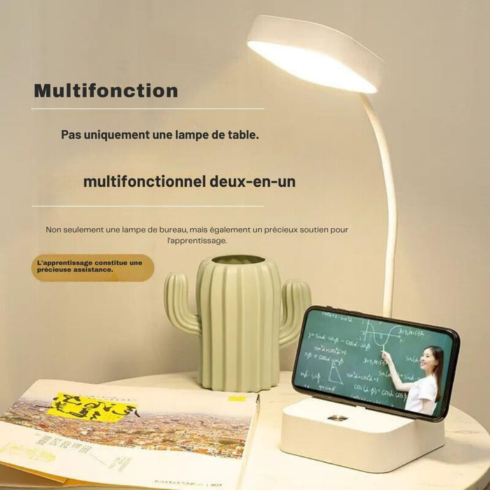 Lampe de bureau LED rechargeable via USB flexible