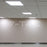 panneau led vtac installé plafond bureau 
