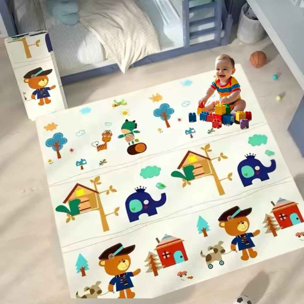 Tapis de jeu pliable pour enfant