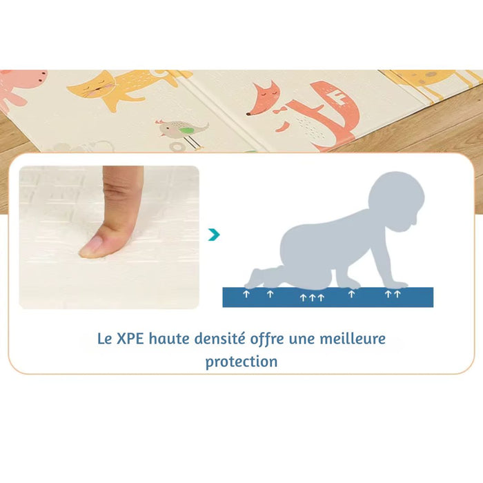 Tapis de jeu pliable pour enfant