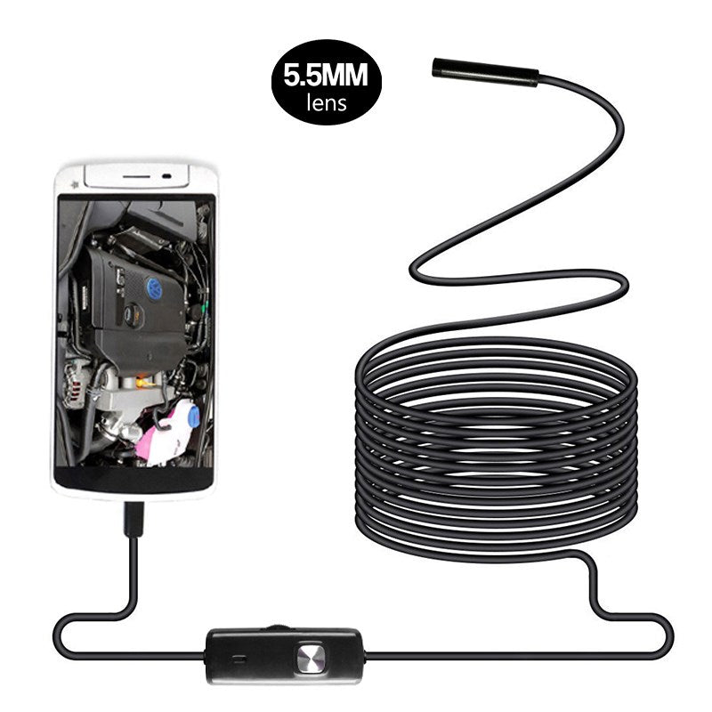 Caméra Endoscope Android 5m pour Smartphone PC