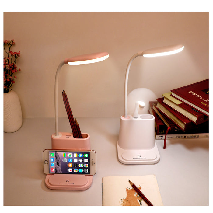 Lampe multifonction avec port usb pour bureau et maison