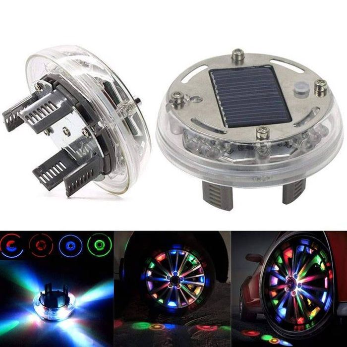 2 x lumières led solaire pour roue de voiture - KayakMall 2 x lumières led solaire pour roue de voiture - KayakMall